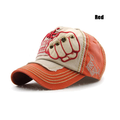Gorra de béisbol de moda, deportiva, para actividades al aire libre, informal, gorra para el sol, gorras de hip hop, talla única, ajustable, unisex, con remache y parche de puño
