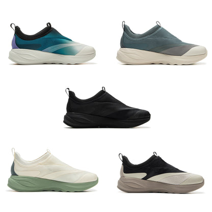 Li-Ning Men's SOFT GO 2 Walking Shoes COMFOAM Slip-on Soft Thick Heel LiNing Comfortable Wearable Sports Casual Shoes AGLV005