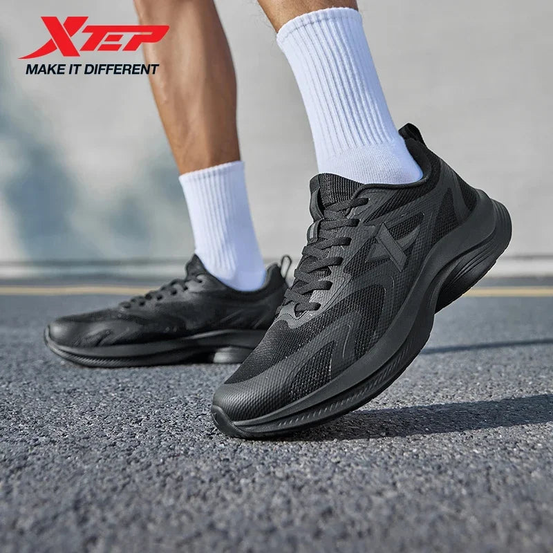 XTEP Running Shoes Men's 2025 Summer Mesh Breathable Comfortable Wear-Resistant Sports Shoes Commuting Casual Shoes 875319110025