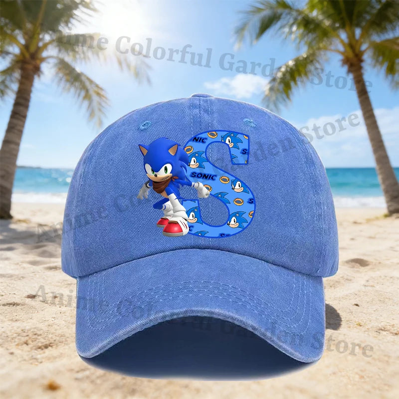Anime Sonics baseballkasket til mænd og kvinder – tegneserie-mode, kasketter med skygge, voksne, sommer, flotte solhatte, hiphop-hat, gave