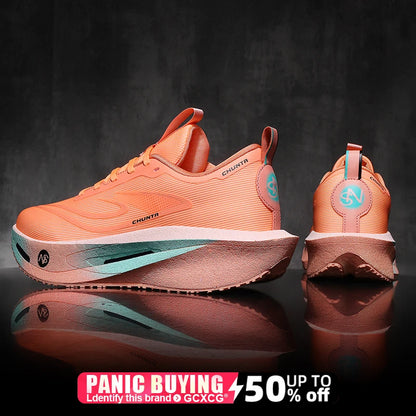 Zapatillas de running con placa de carbono para maratón, deportivas, transpirables, ligeras, cómodas y antideslizantes para hombre y mujer