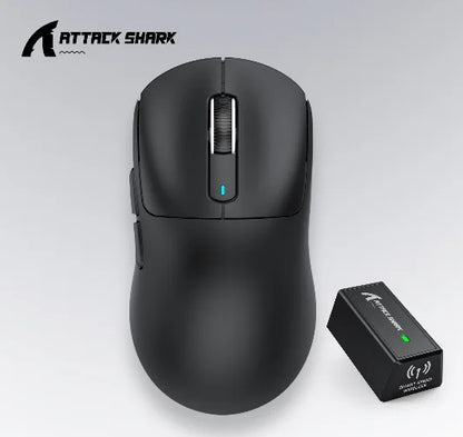 ATTACK SHARK X3 Pro Wireless Gaming Mouse, Tri-Mode Bluetooth & 2.4GHz PAW3395 26000 DPI Lightweight Gaming Mouse with 4KHz Polling Rate