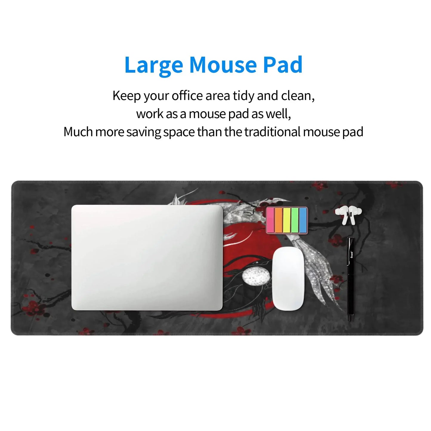 Anime World of Warcraft Deskmat Gaming Mouse Pad Computer Accessories XXL Lock Edge keyboard Mice carpet Gamer Mause Office Mats