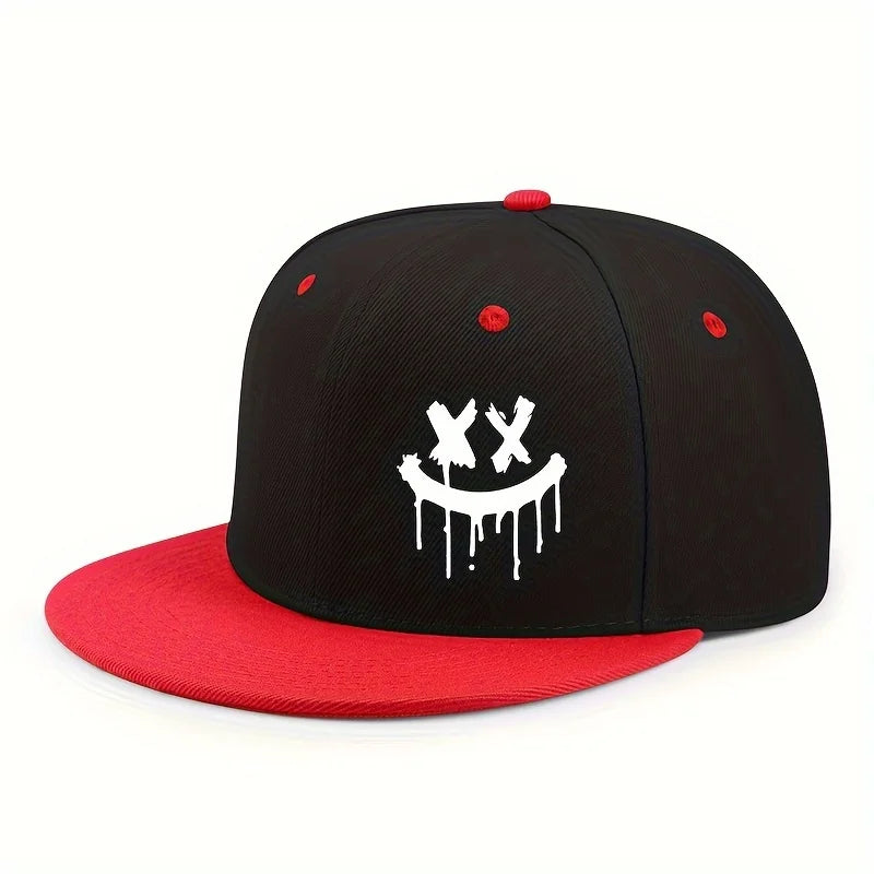 Halloween-inspireret udendørsbegivenhed: Lastbilchauffør-kasket, flad, justerbar skygge, baseballkasket, unisex, hiphop-kasket, moderigtigt hovedbeklædning