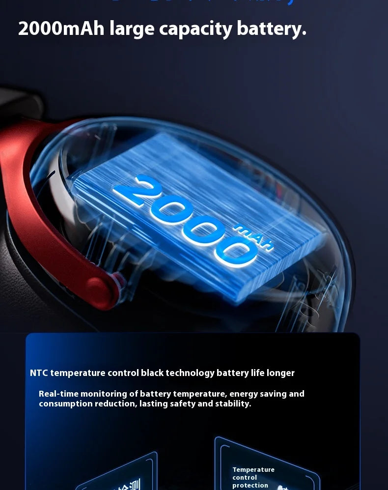 MCHOSE V9 Pro Wireless Gaming Headset – Bluetooth Noise Cancelling Headphones with Microphone, Low Latency Audio & Deep Dynamic Sound