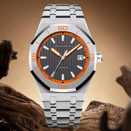 New Arrivals Specht & Söhne Dive Watch 40MM Miyota 8215 Automatic Mechanical Watches For Men Octagon Bezel Steel Reloj Hombre