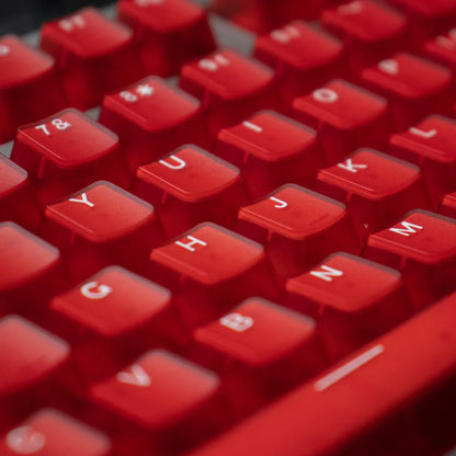 132 Keys OEM Profile Transparent Clear Keycaps For Mx Switch Mechanical Keyboard ABS Keycap RGB backlit Game Keyboard Key caps