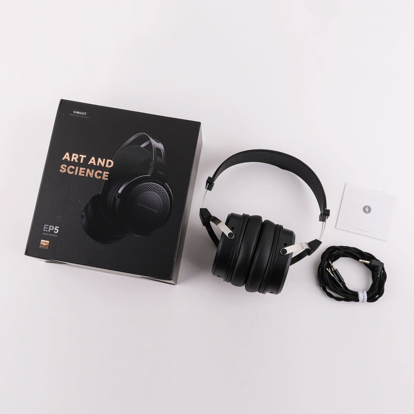 SIMGOT EP5 High-Performance 50mm Dynamic Driver Wired Headphones – HiFi Gaming Headset, Low Impedance, High Sensitivity, 7.1 Surround Sound
