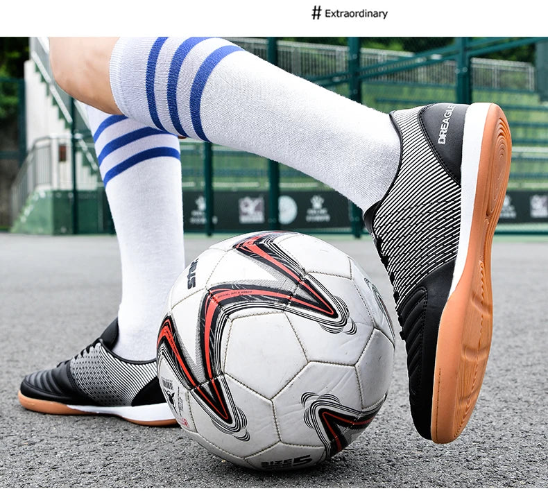 Scarpe da calcio indoor da uomo, scarpe da futsal professionali, scarpe da calcio da uomo antiscivolo, scarpe da calcio originali per campi in dura, Chuteira Society Futebol
