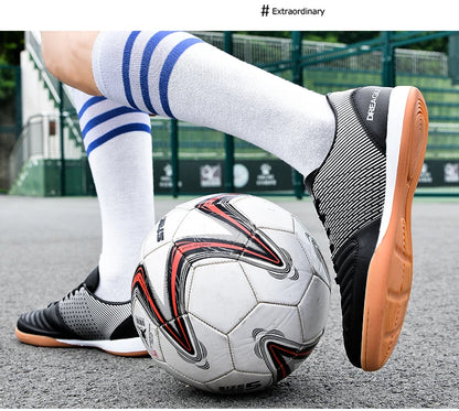 Scarpe da calcio indoor da uomo, scarpe da futsal professionali, scarpe da calcio da uomo antiscivolo, scarpe da calcio originali per campi in dura, Chuteira Society Futebol