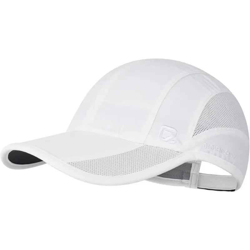 GADIEMKENSD Estate Uomo Sport Corsa Cappellino da baseball Uomo Golf Asciugatura rapida Donna Cappellino a rete con visiera e chiusura a scatto