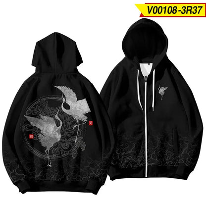 3D print majice s kapuljačom za Kinesku novu godinu za muškarce i djecu, modni dragon grafički sweatshirts, cool streetwear hoody top