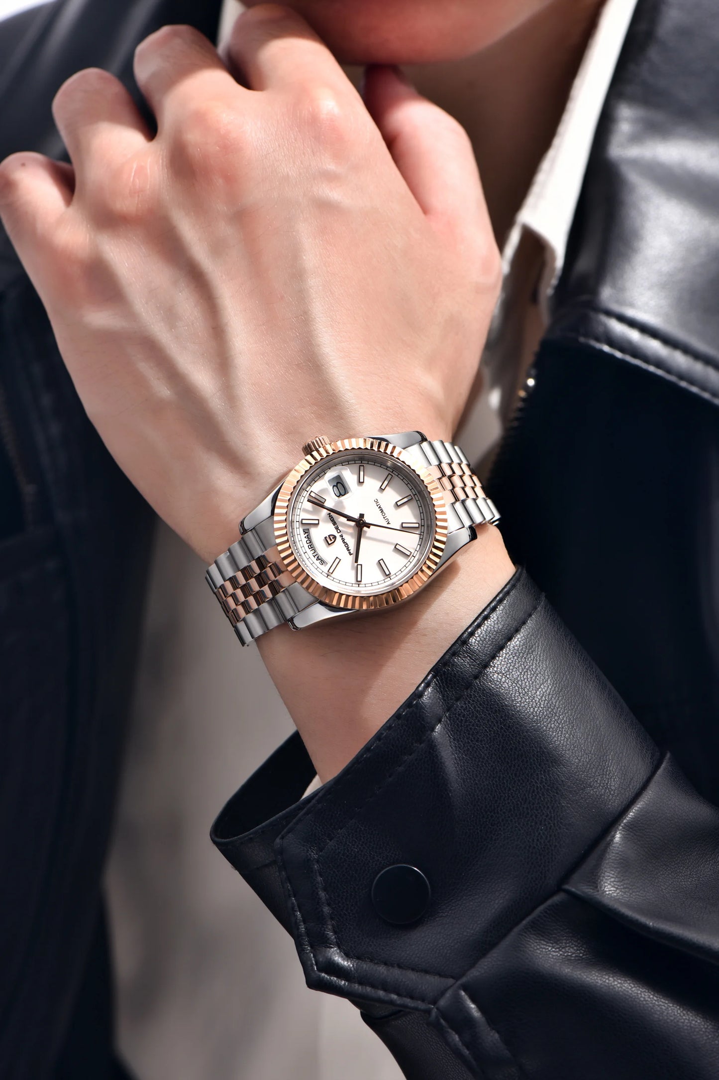 PAGANI DESIGN Men's Watches 2026 New Enamel Dial DD36 Automatic Watch Men Business Waterproof Mechanical Wristwatch For Men Gift