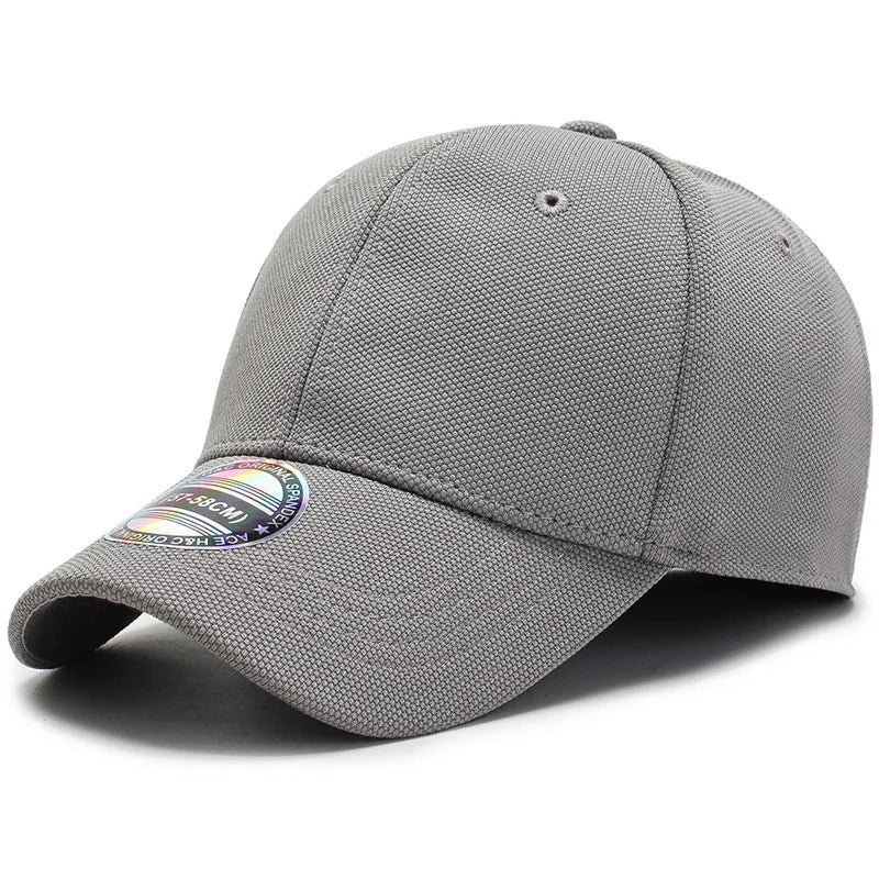 Adult Back Closed Baseball Cap for Small Head Lady Man Blank Hiphop Snapback Hat Fitted Flat Caps 57cm to 59cm