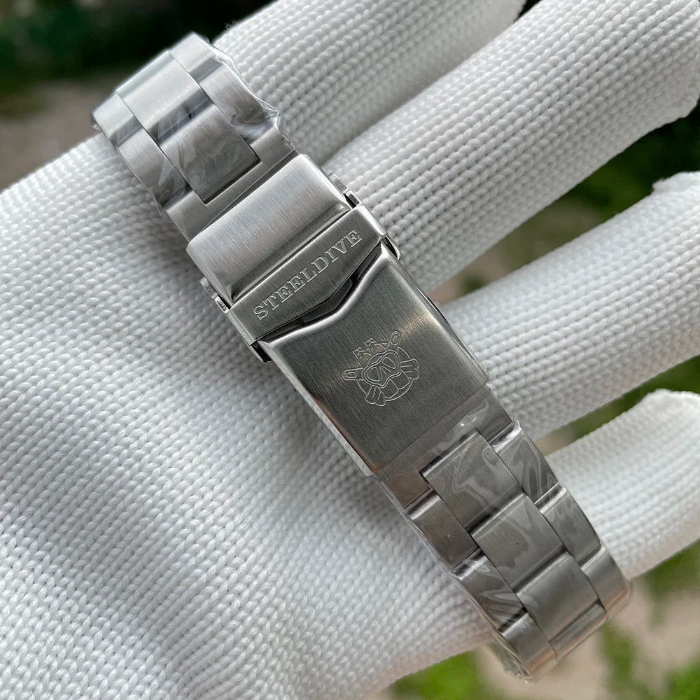 SD1953 stark nachgefragte Keramiklünette 41mm Steeldive 30ATM wasserdichte NH35 Automatik-Herren-Taucheruhr Reloj