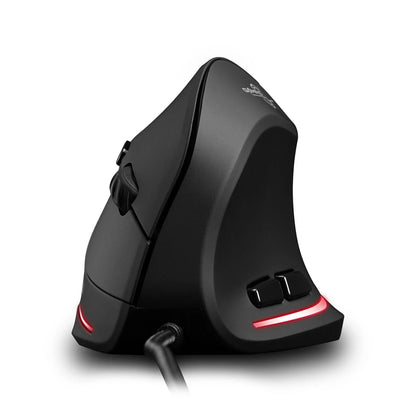 ZELOTES T-20 Ergonomic Wired Vertical Mouse, Rechargeable 3200 DPI Gaming Mouse for PC, Mac & Laptop with 6 Programmable Buttons