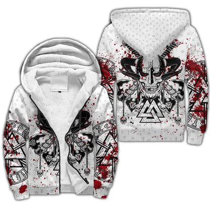 Odin Raven Fenrir Wolf Tattoo 3D Printed Mens Winter Thicker Zip Hoodie Unisex Casual Hooded Tracksuit Warm Fleece Jacket KD18