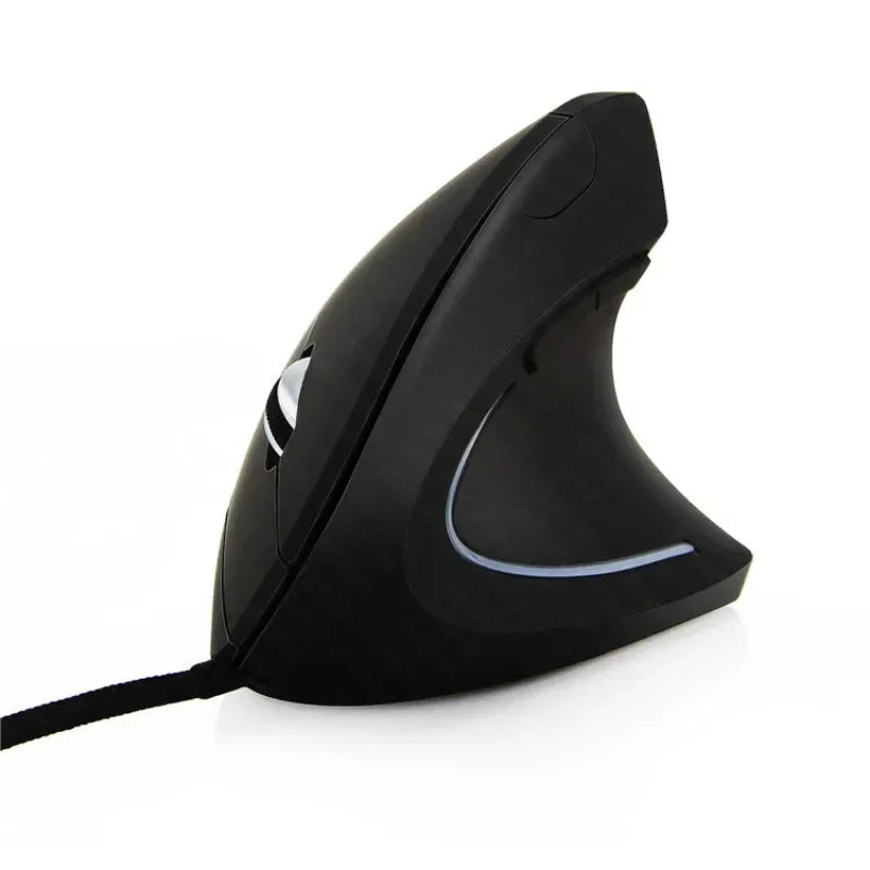 Vertical Optical Mouse Ergonomic USB Wired Gaming Mouse, 4-Level DPI Adjustable Vertical Optical Mouse for Windows PC & Laptop