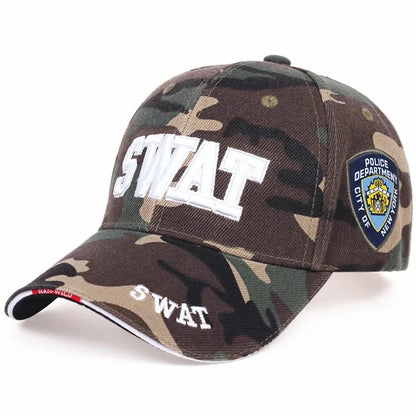 Sports SWAT Fashion Letters Baseball Caps for Men's Women Female Male Sport Visors Snapback Caps Sun Hat Male Gorras
