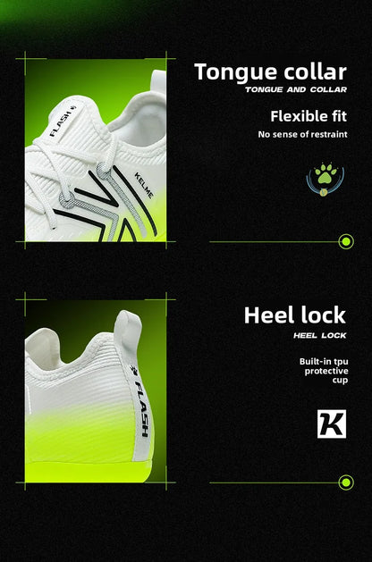 Scarpe da calcio da uomo Kelme Mg per campo in erba sintetica, tacchetti corti, scarpe da calcio professionali da partita, scarpe da allenamento antiscivolo per erba sintetica