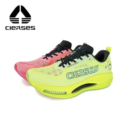 CIERSES New Carbon Fiber Marathon Racing Training Shoes Breathable And Shock-Absorbing Air Cushion Men's Casual Sports Shoes