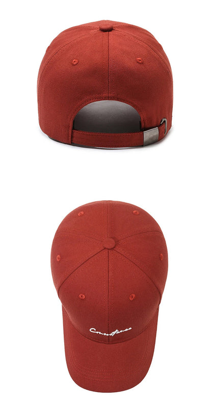 FS Stilfuld orange baseballkasket til mænd og kvinder – mærkevare-designerkasketter med små bogstaver, hiphop-kasketter, street-trucker-kasketter, casquette for mænd