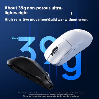 MCHOSE L7 Pro Wireless Gaming Mouse PAW3395, 8K Polling Rate, 39g Ultra-Lightweight Wireless Gaming Mouse with Bluetooth & 2.4GHz