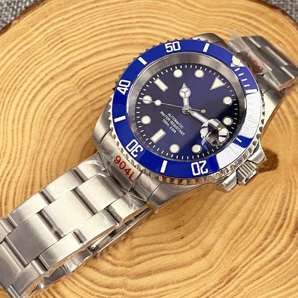 200m Waterproof Miyota8215 Automatic Men Watch Diver Watches 40mm Mechanical Movement Luminous Jubilee Strap Glide Lock Buckle