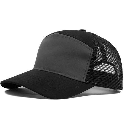 Summer 7 Panel Baseball Cap Fashion Hip Hop Mesh Caps Men Truckers Hat Visor Hardtop Snapback Women Unisex Cool New Brand