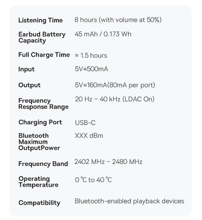 Baseus Eli Sport 2 Open-Ear Wireless Earphones Bluetooth 6.0 OWS Headphones Hi-Res with LDAC OWS Earphones Earhook Sport Earbuds