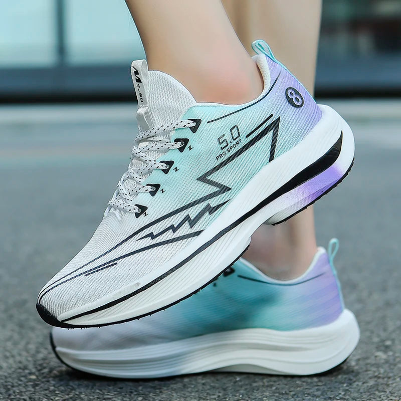 Men Sports Running Shoes Casual Marathon Lightweight Women's Comfortable Athletic Nonskid Walking Sneakers Outdoors Couple Shoes