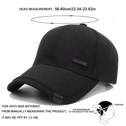 Unisex Hua Label Baseball Caps Hip Hop Cap Spring and Autumn Outdoor Adjustable Casual Hats Sunscreen Hat