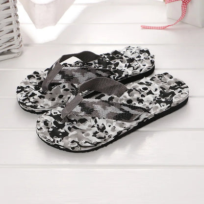 Pantoufles d'intérieur décontractées pour hommes, tongs, sandales de plage, diapositives plates coordonnantes, chaussures de maison, été