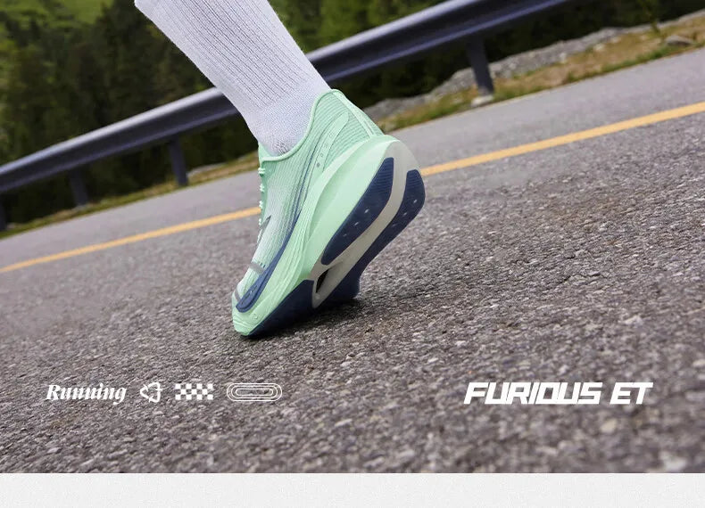 361 Degrees Furious ET Men's Running Shoes Carbon Plate Racing Marathon Rebound Breathable Cushioning Male Sneakers 672512216F