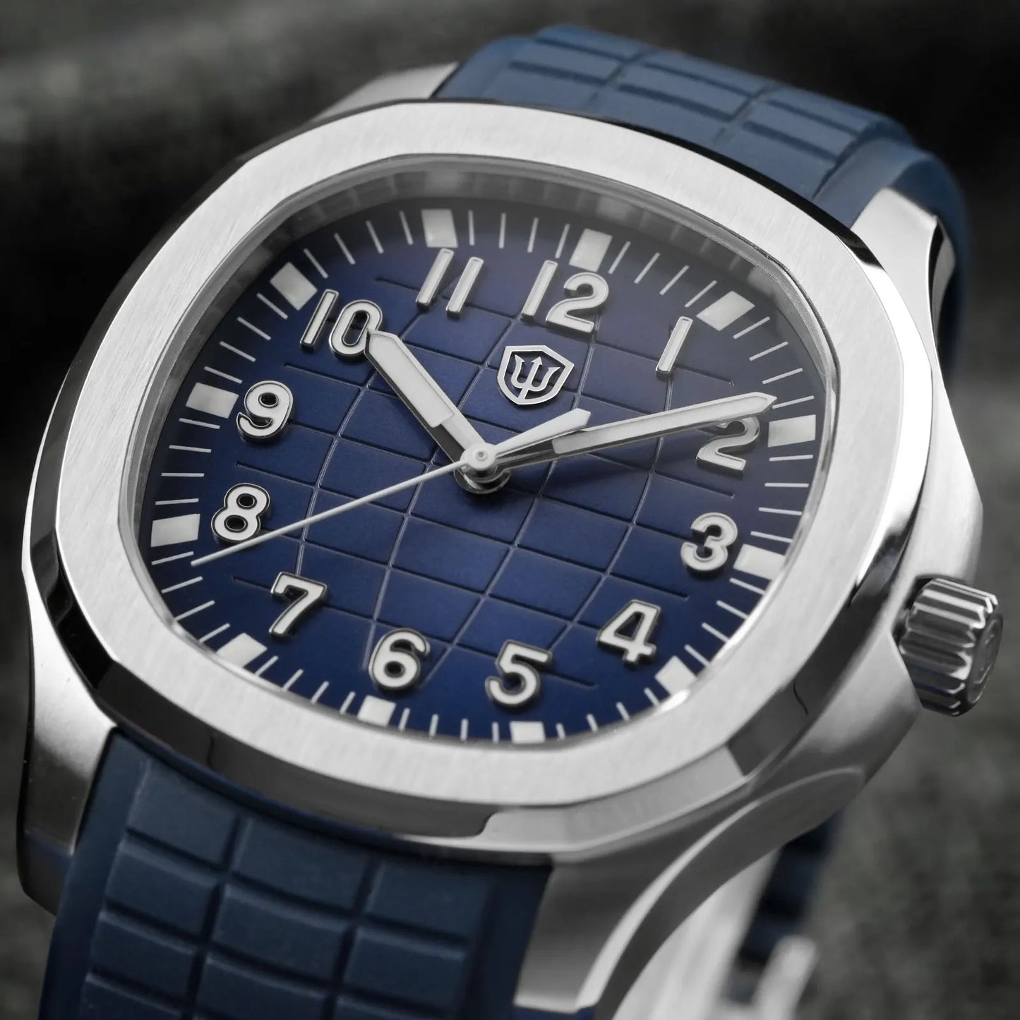 Watchdives WD008 38mm Dive Men Watch VH31 Sweep Second Quartz Movement Sapphire Super Luminous 100m Waterproof Watches