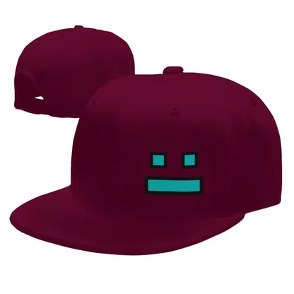 Video Game Geometry Dash Baseball Caps Snapback Men Women Hats AdjustableCap Hip Hop Baseball Hat Casquette
