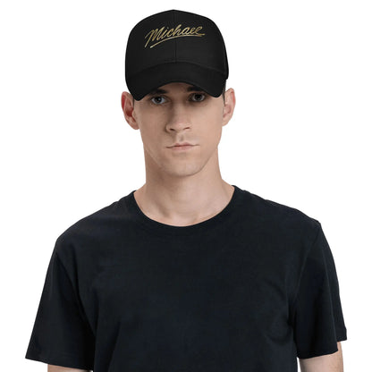 Michael Biopic Logo Sun Baseball Cap Michael Jackson Summer Casual Hip Hop Hats For Men Adult Hunting Camping Baseball Caps