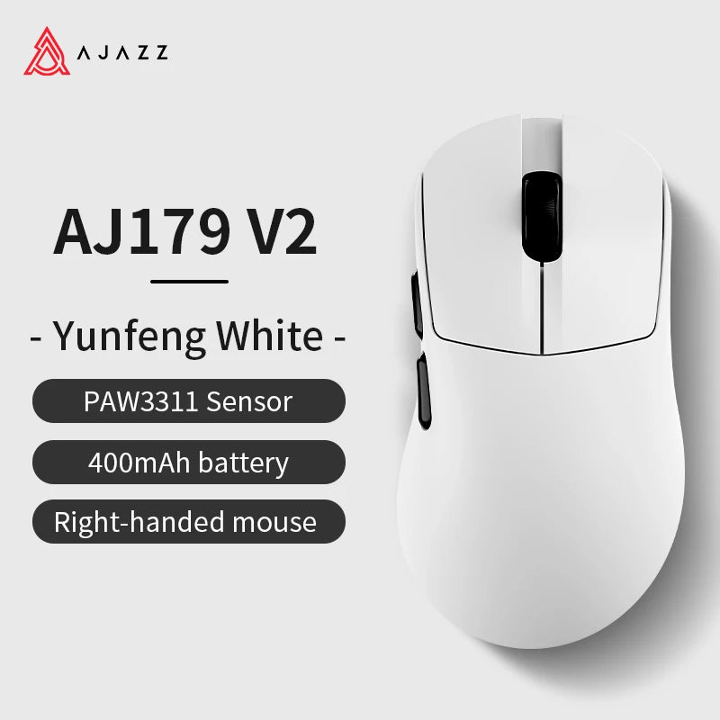 Ajazz AJ179 APEX langaton pelihiiri värinäytöllisellä telakalla, Bluetooth, PAW3395, 400mAh akku, 8000Hz virkistystaajuus