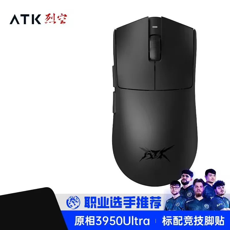 ATK X1 Series Wireless Gaming Mouse Bluetooth 8K Ultra Lightweight 49g FPS Mouse with PAW3950 Sensor, Tri-Mode Custom Gamer Mouse