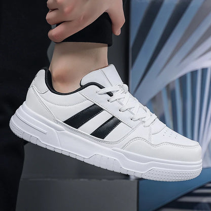 Plus Big Size 50 51 52: zapatillas de cuero para hombre, zapatillas deportivas informales, zapatillas planas de skate para dropshipping