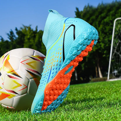 Men's Football Boots Professional Turf Futsal Match Grass Unisex Outdoor Training Soccer Shoes Soccer Cleats Non-slip Breathable