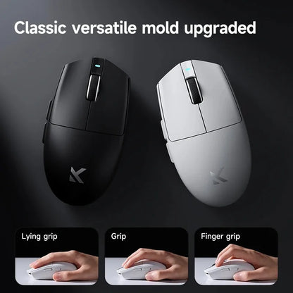 MCHOSE G3 V2 Pro Wireless Gaming Mouse, PAW3395 Three-Mode Bluetooth Gaming Mouse, Lightweight 59g Wireless Gaming Mouse for Esports, Office & PC