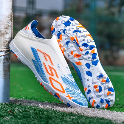 New Men's Football Boots Non-Slip Soccer Shoes Indoor Cleats Professional Turf Futsal Grass Ultralight Sport Comfortable Adult