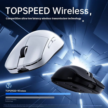 MCHOSE L7 Pro Wireless Gaming Mouse PAW3395, 8K Polling Rate, 39g Ultra-Lightweight Wireless Gaming Mouse with Bluetooth & 2.4GHz
