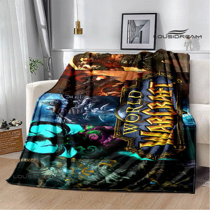 Game World of Warcraft Printed Blanket Picnic blanket Warm Flannel blankets Home bed linings blankets for beds Birthday Gift