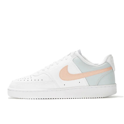 Nike Court Vision 1 Low Next Nature Comfortable, versatile, and durable Low-top court shoe Women's White/Blue DH3158-107