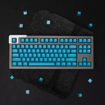 132 Keys OEM Profile Transparent Clear Keycaps For Mx Switch Mechanical Keyboard ABS Keycap RGB backlit Game Keyboard Key caps