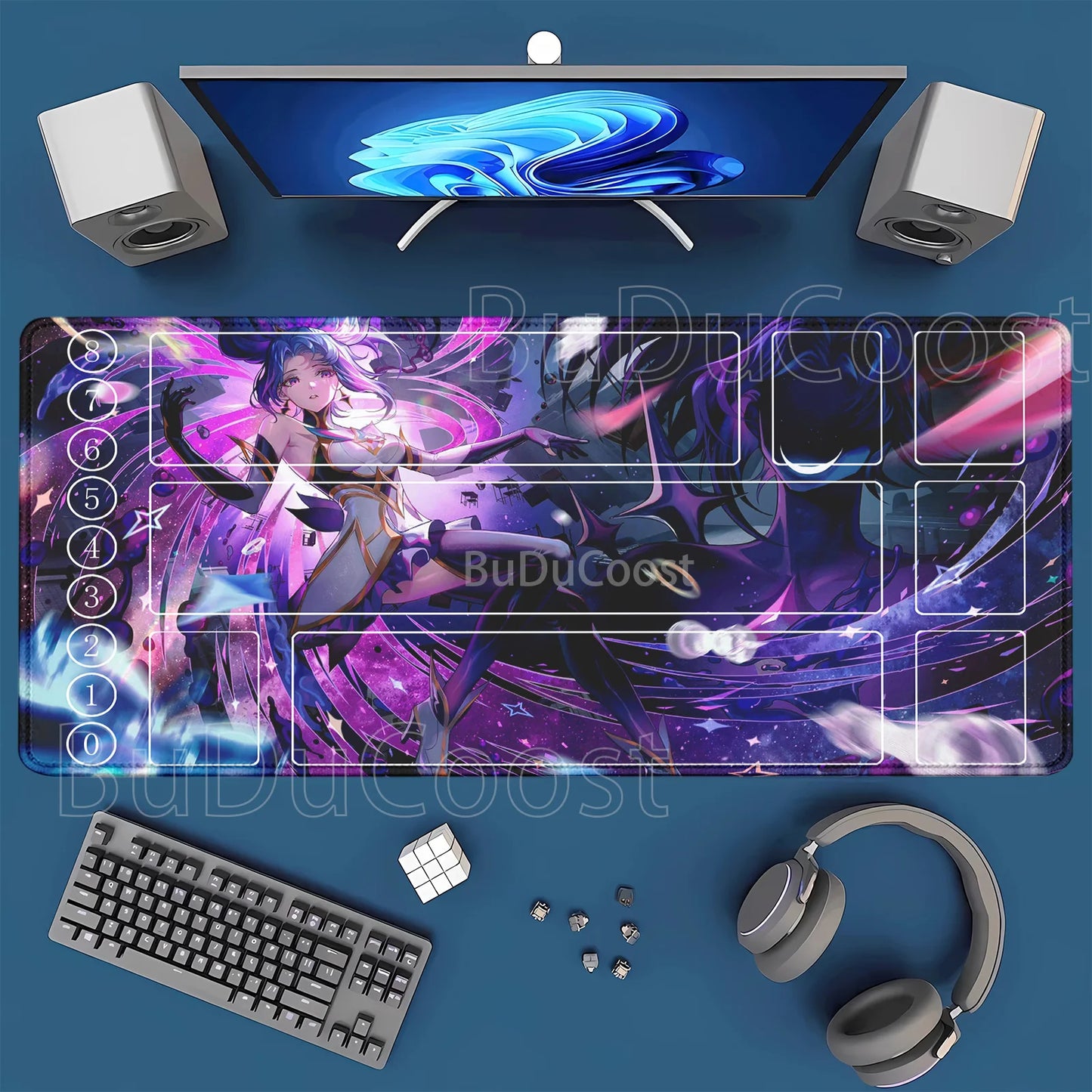 HD Printing playmat League of Mouse Pad Legends Riftbound Series TCG LOL Card 600x350mm office Stitched Edge Board Game Desk Mat