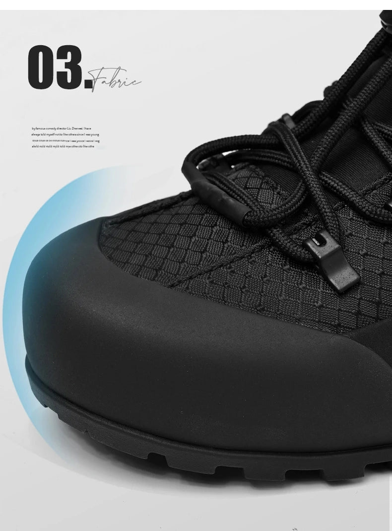 2025 New Hiking Shoes Non-Slip Grip Men's Spring Fall Outdoor Casual Sports Shoes Breathable Comfortable Durable Leisure Sneaker