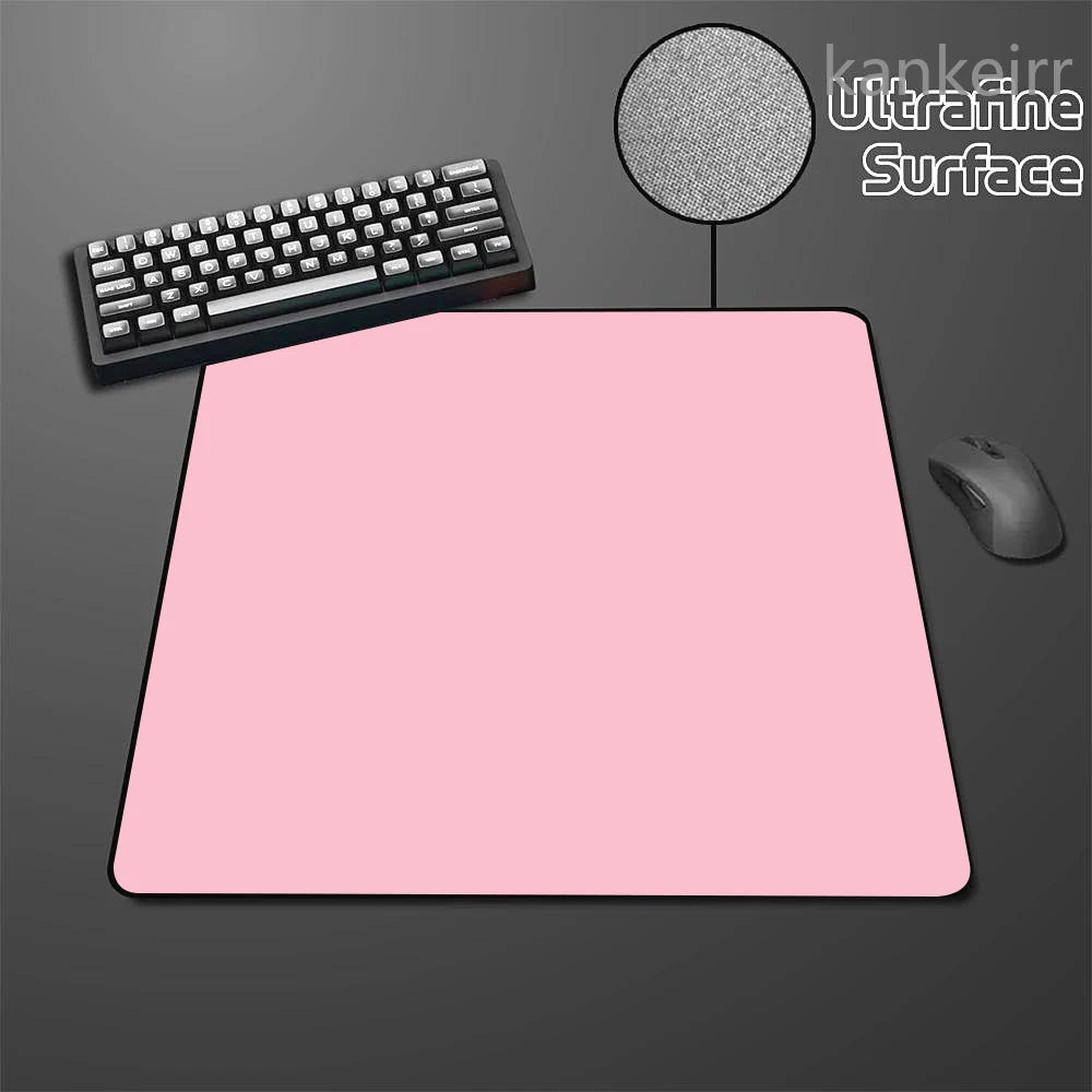 Svart Speed-musmatta i enfärgad design med hög elasticitet, halkfri undersida, premium gamingmusmatta för e-sport med ultrafin yta, deskmat